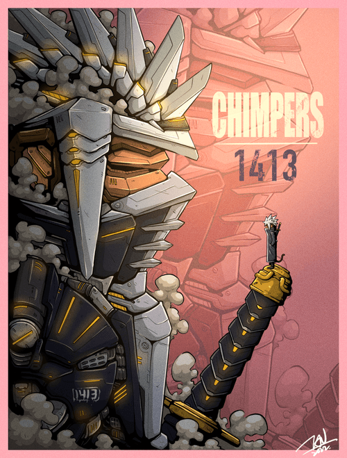 ROBOT CHIMPS / no.1413