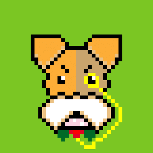 Pixel Doggie #018