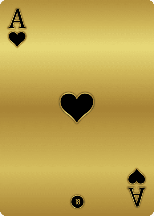 Gold Heart Ace 18