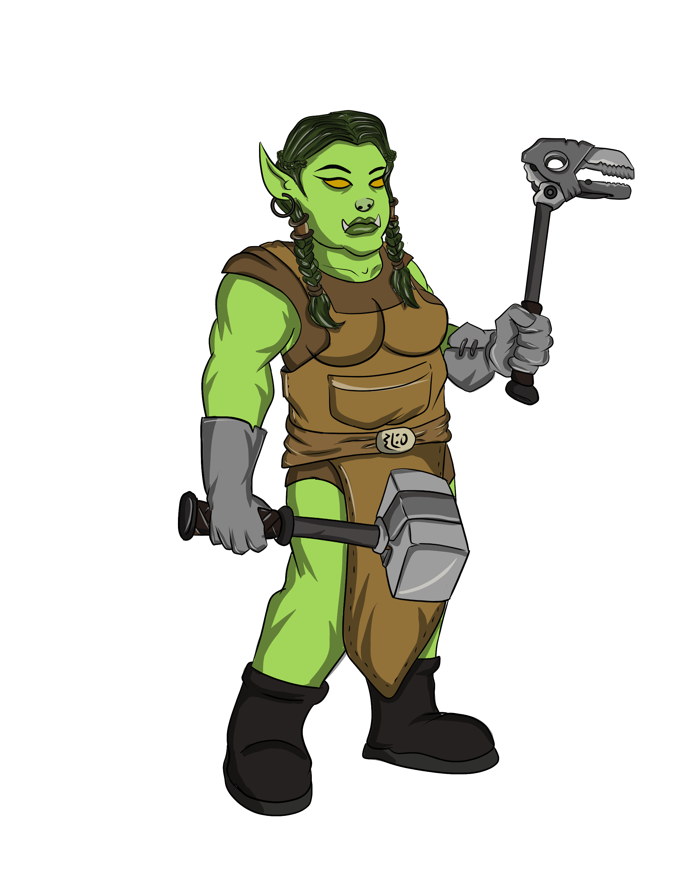 Orclands Blacksmith Orc Level 2