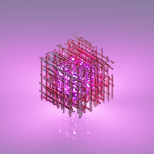 VoxCube Beta Purple-Red