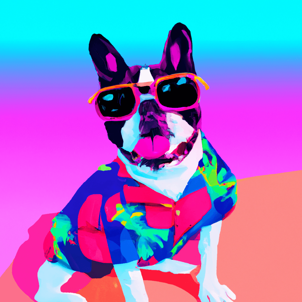 Frenchie wearing shirt in the beach #02