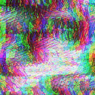 Pixel abstraction collection image