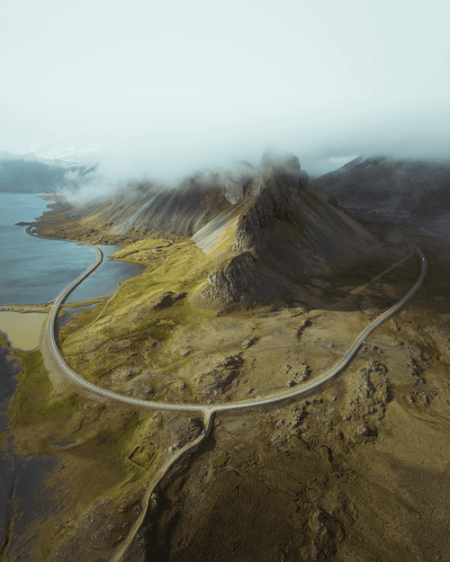 Iceland Wonders #15 - Fog on Eystrahorn