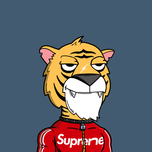 Grouchy Tiger Social Club #4211
