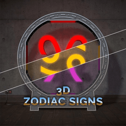 3D Zodiac Signs