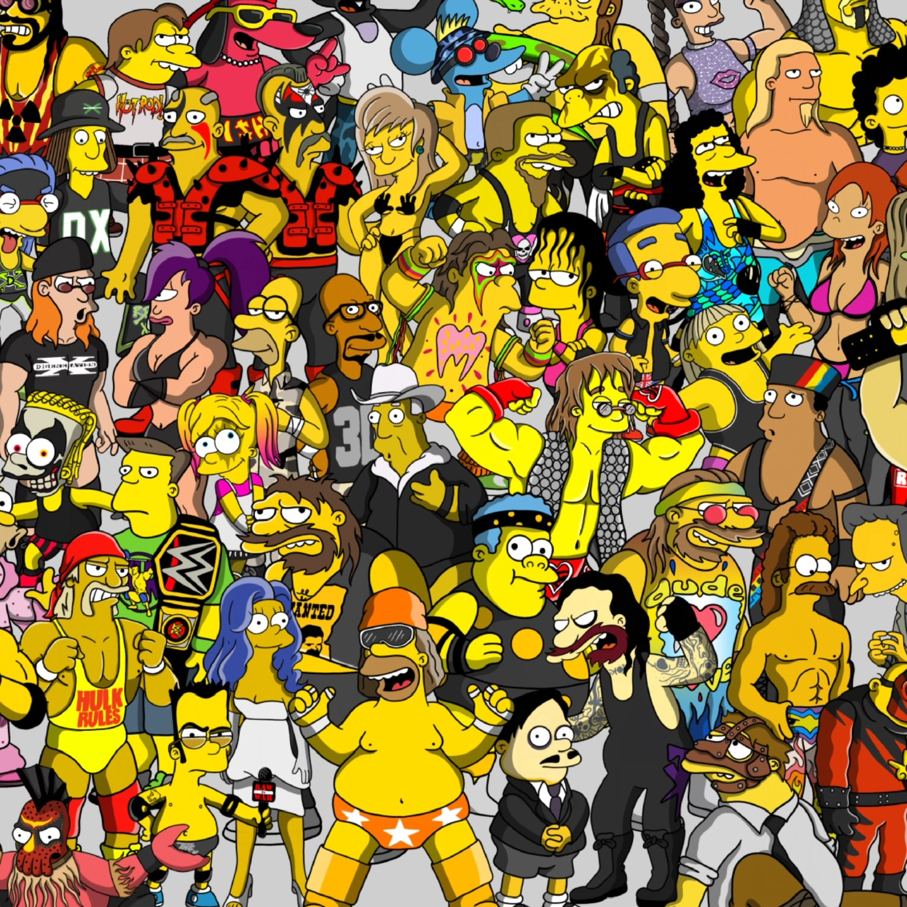 simpsons wrestling playstation