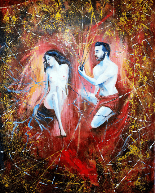 Web of misunderstanding (Canvas)