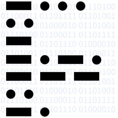 Bitcoin - Binary Morse Code