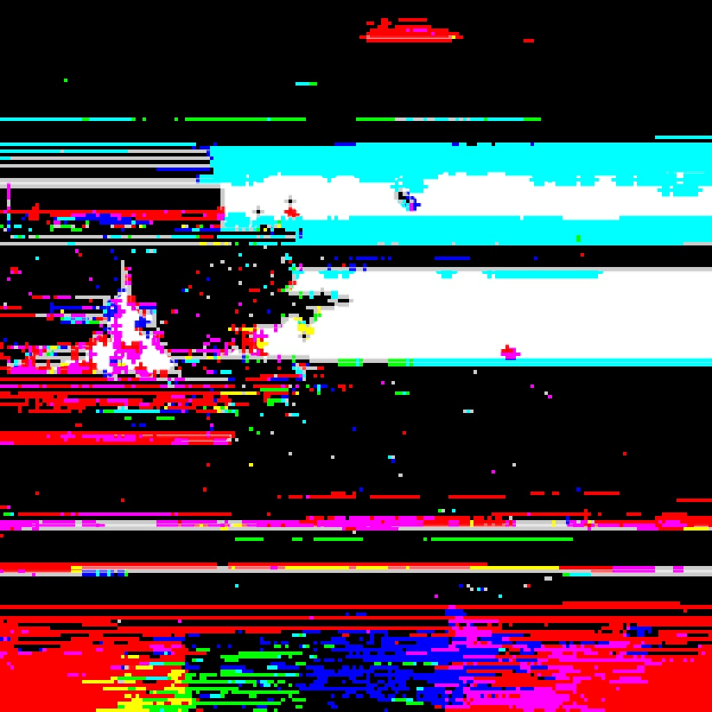 Glitched Space Monolith
