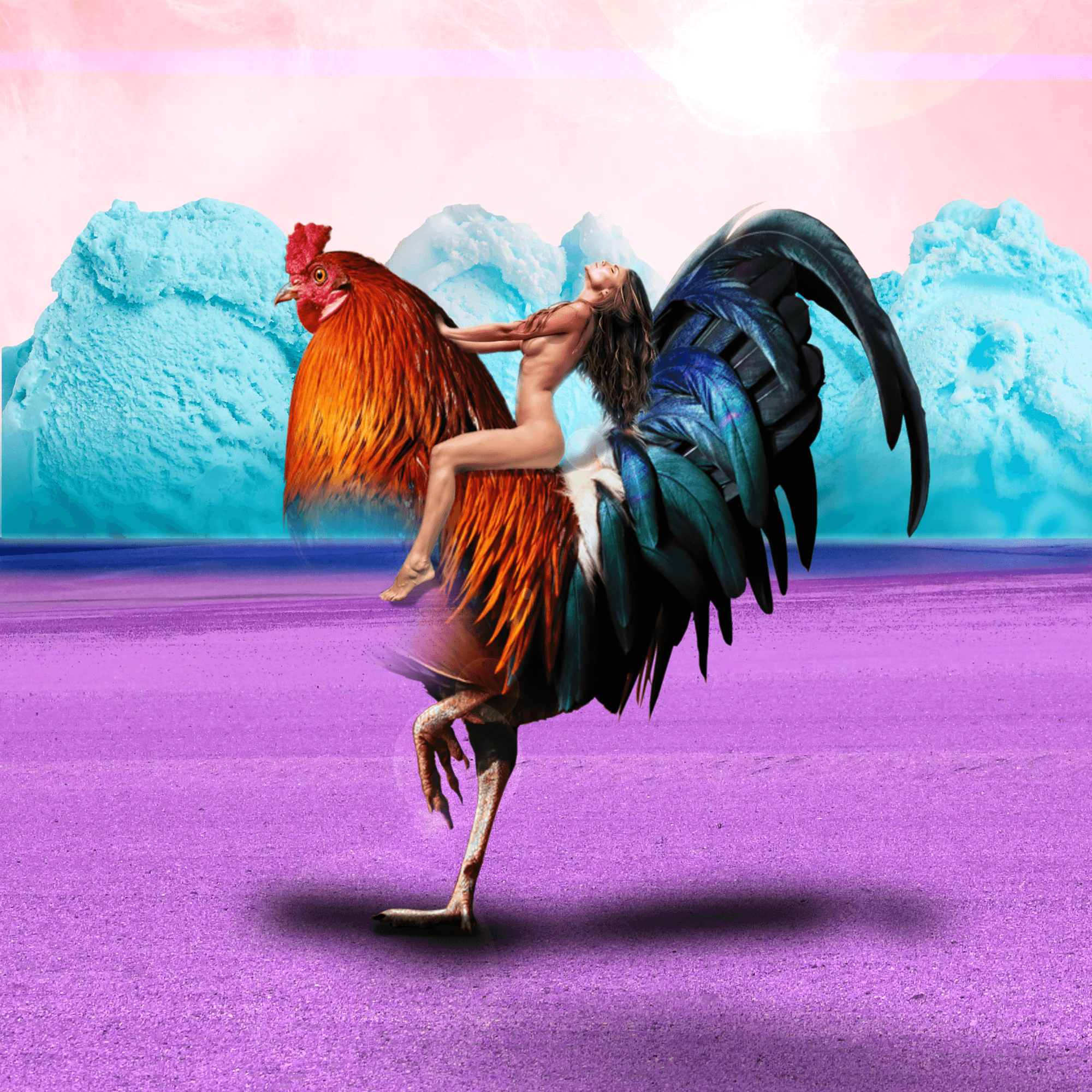 Princess Urethruclite Riding Medium-Sized Domestic Ghost Cock on Planet Miænus 69-B in Light of the Binary Star
