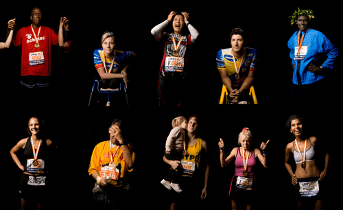 After the Finish Line- Collection of NYC Marathon Portraits