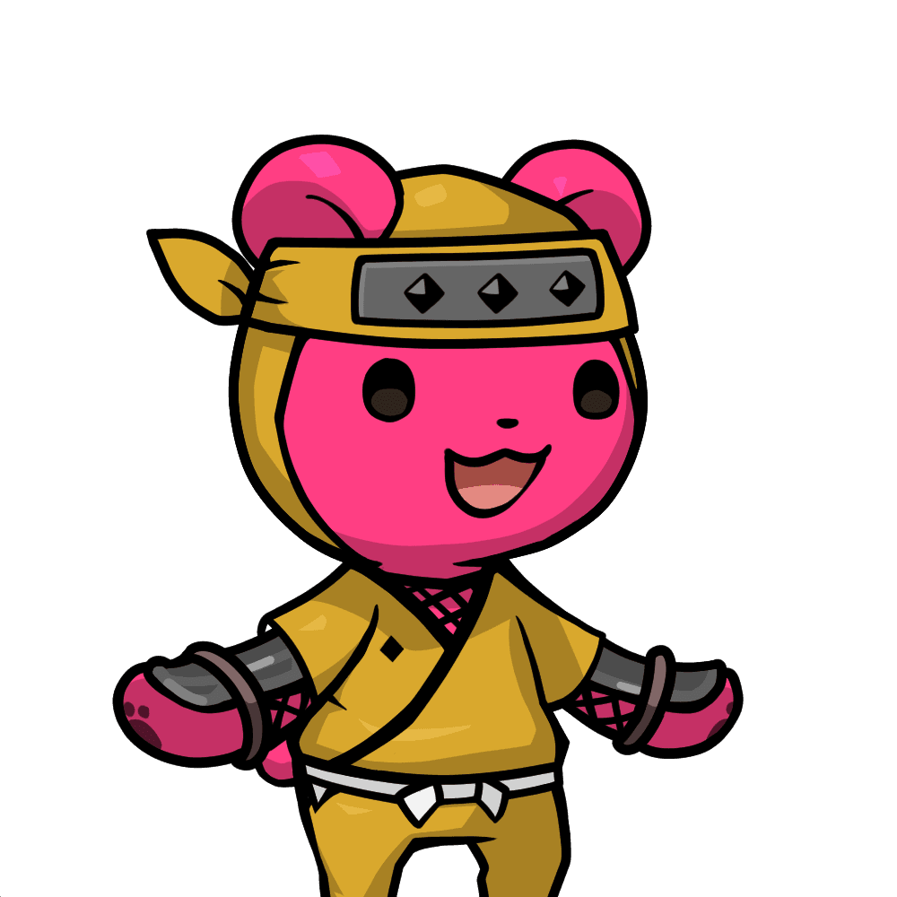 Leelee-Ninja-Pinkbear #02177