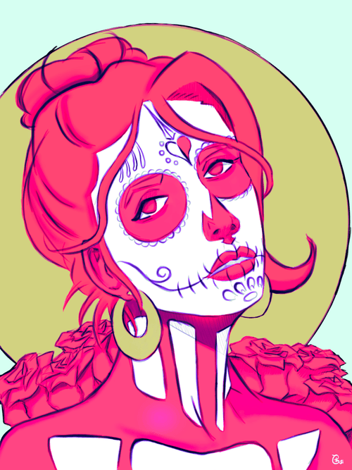 Day of the Dead Woman 03