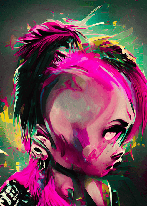 Scribbled Punk Funko