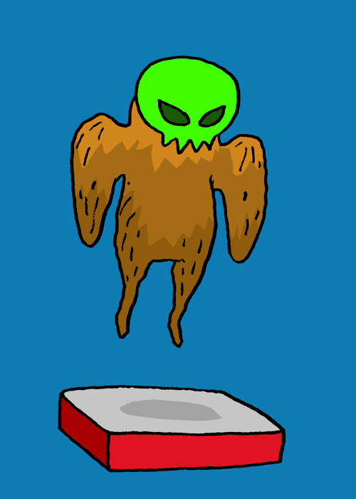 Emerald Skull Mothman by Sun-Min + David