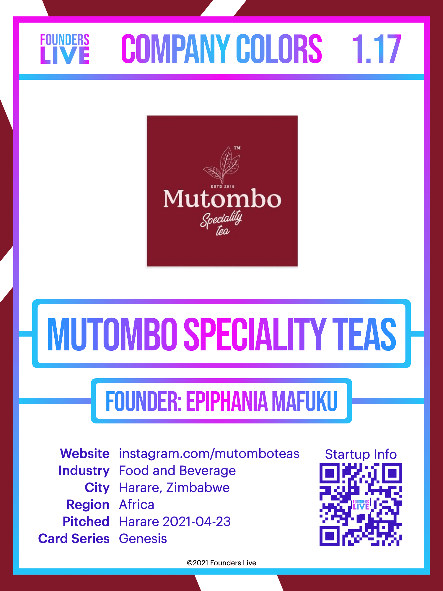 Mutombo Specialty teas - #1.17