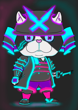 Xotic Cat Cyber samurai collection image