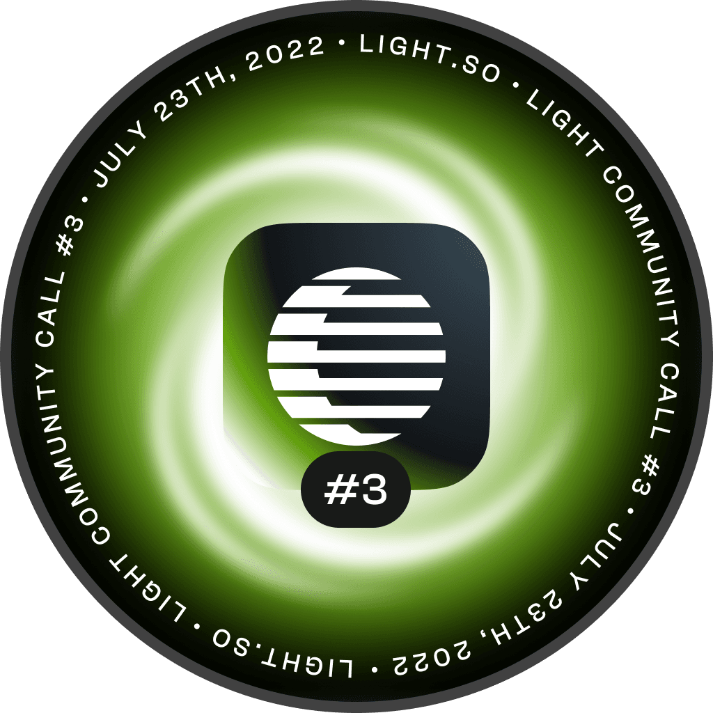 Light Community Call #3