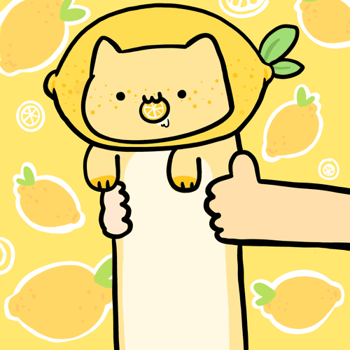 Long long Lemon cat #087