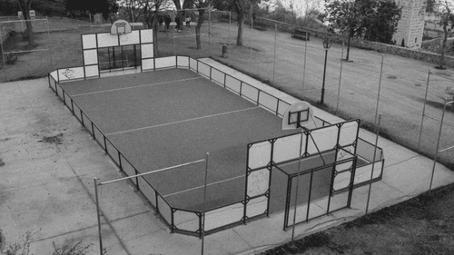 Basketball Court in Toledo, Spain