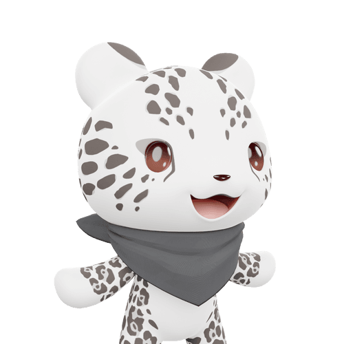 3D LEELEE-Snow leopard-Normal-#00594