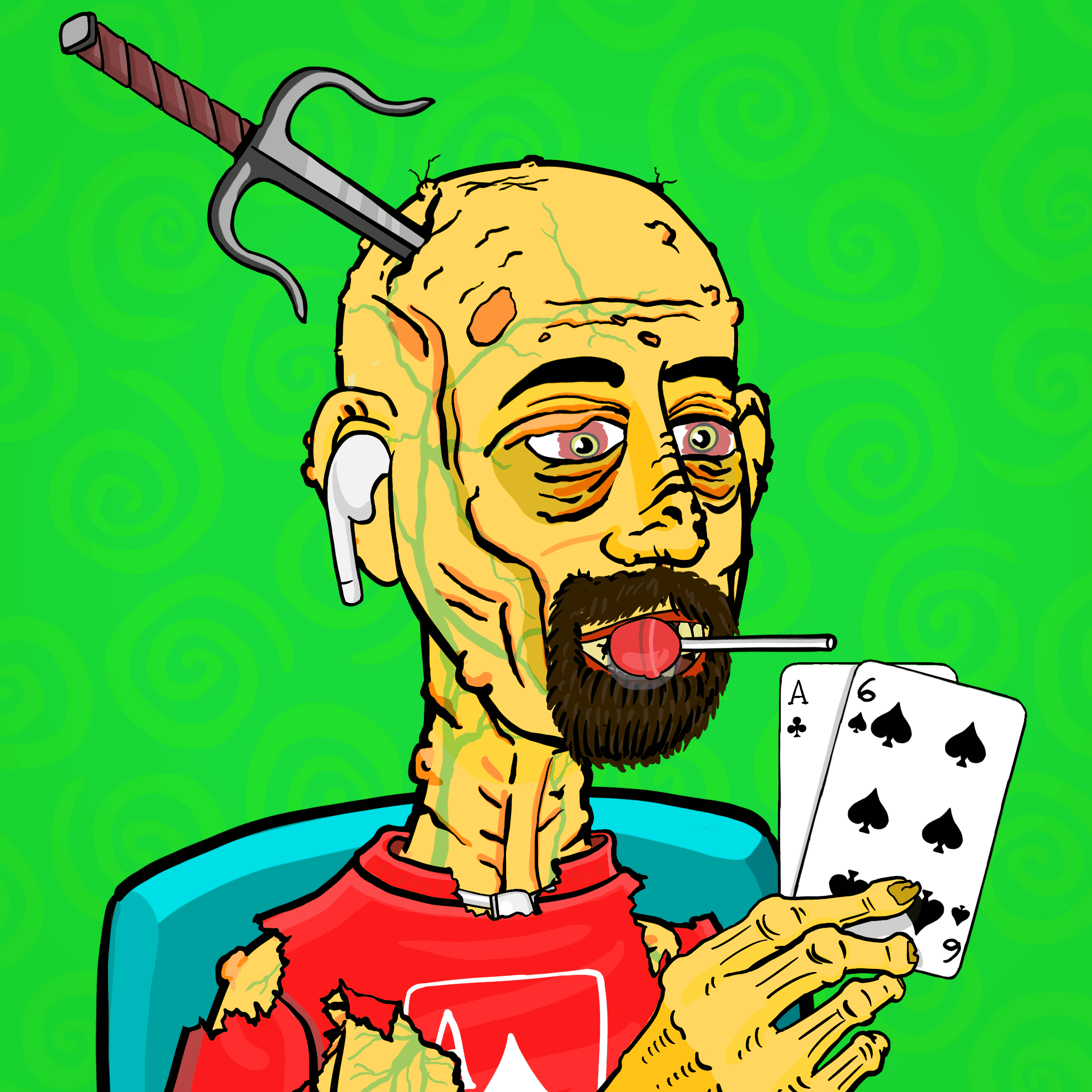 Zombie Poker Freak Gen. #0046