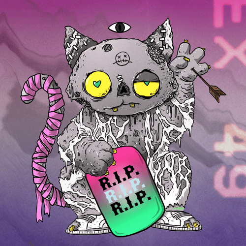 Zombie Lucky Cat 0599