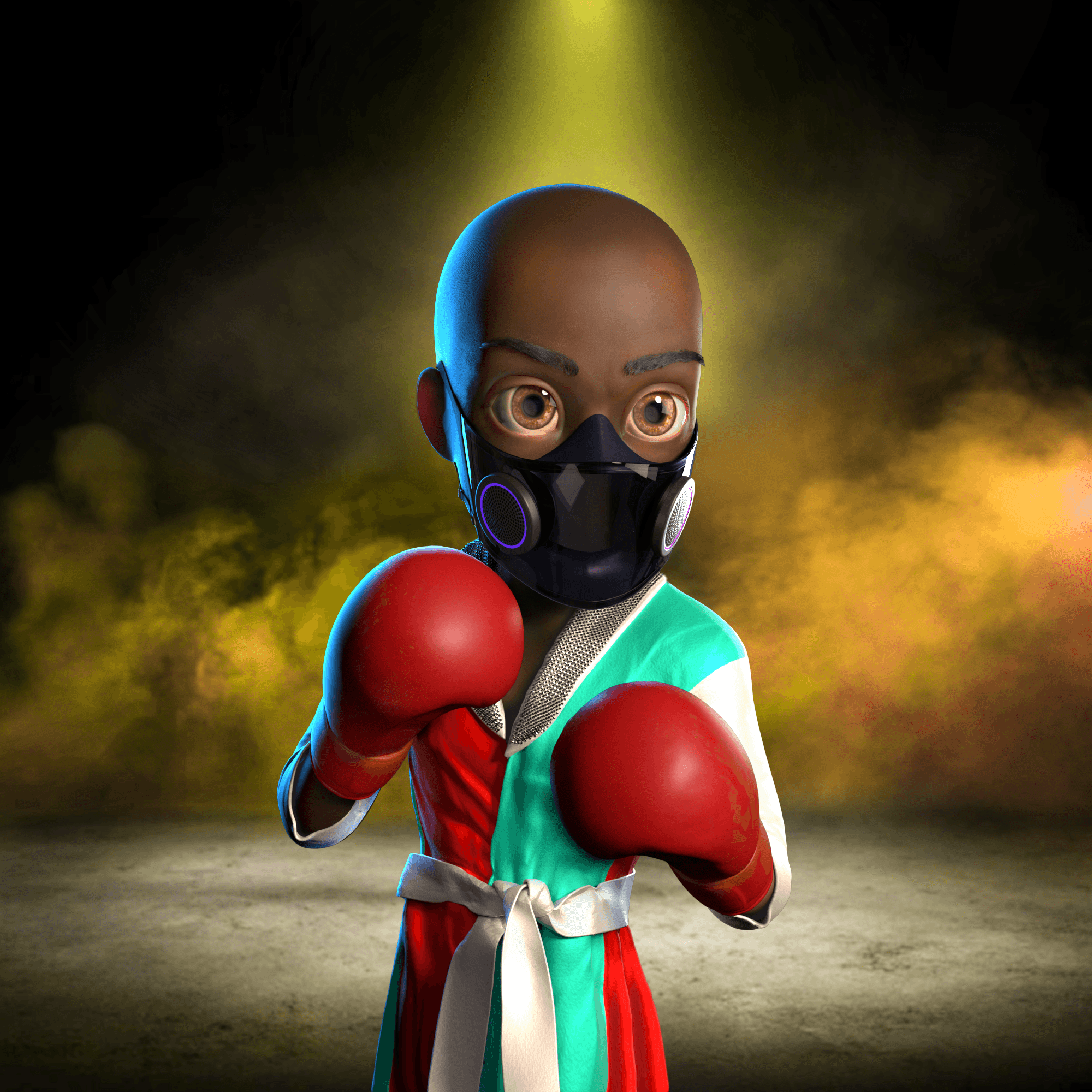 Boxing boy #3158