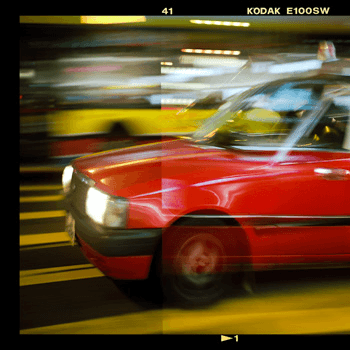 Hong Kong Taxi at Night