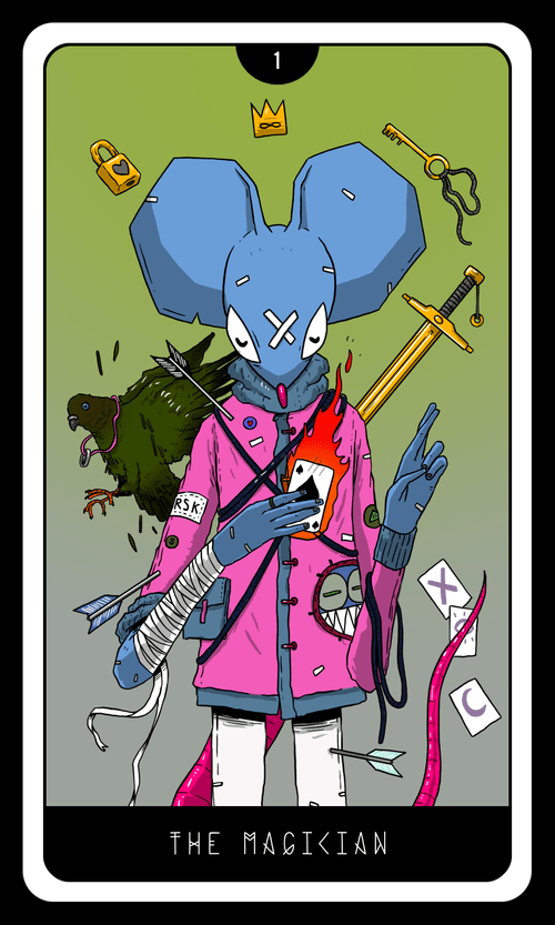 Rosko Sees the Future: The Magician - Color Variant 01
