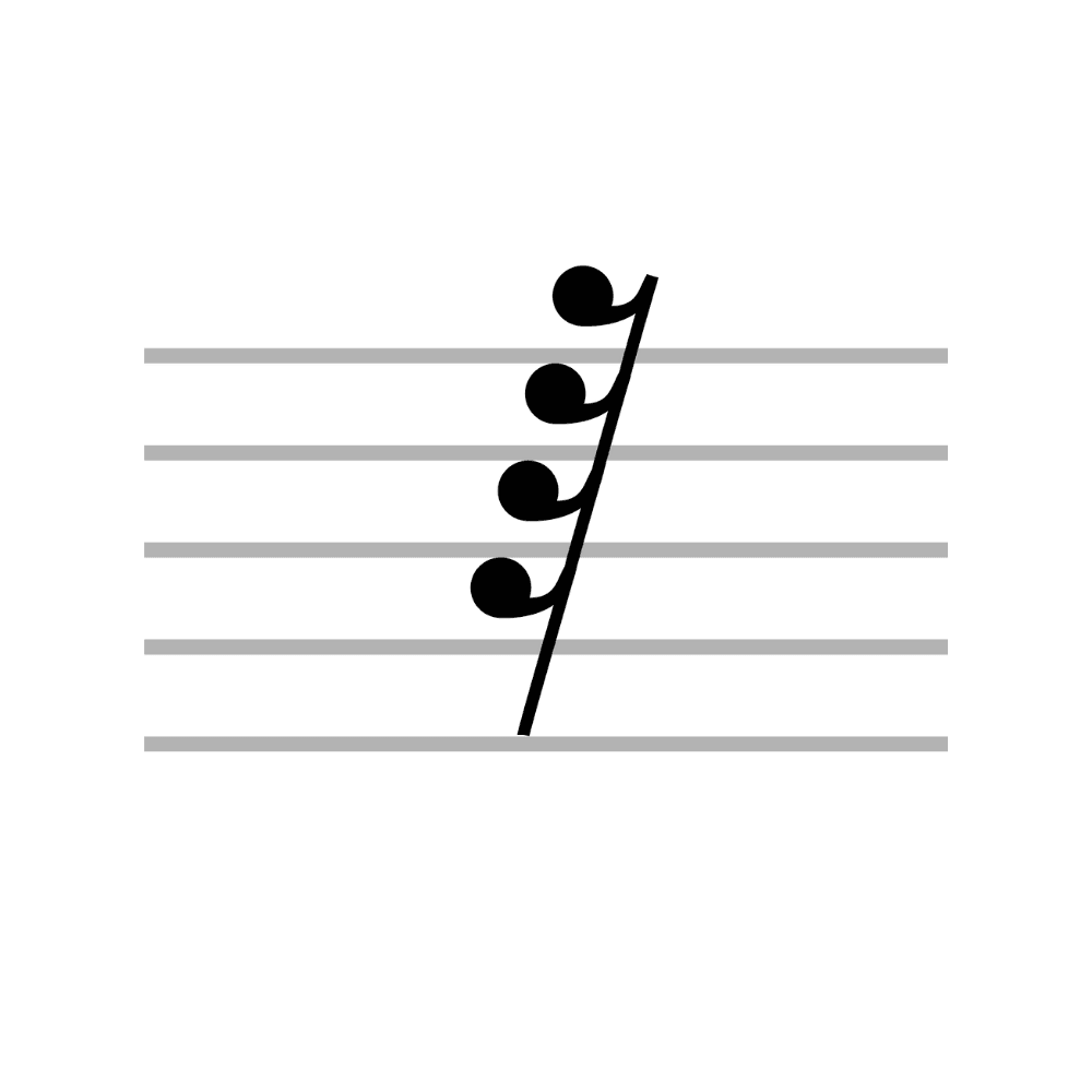 Sixty-Fourth Note Rest