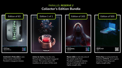 Parallel Collector's Edition for Sale