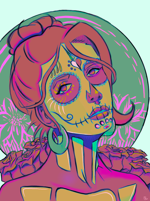 Day of the Dead Woman 06