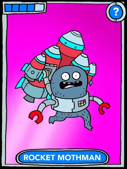 SUPER CARD 2 of 5 (ROCKET MOTHMAN)