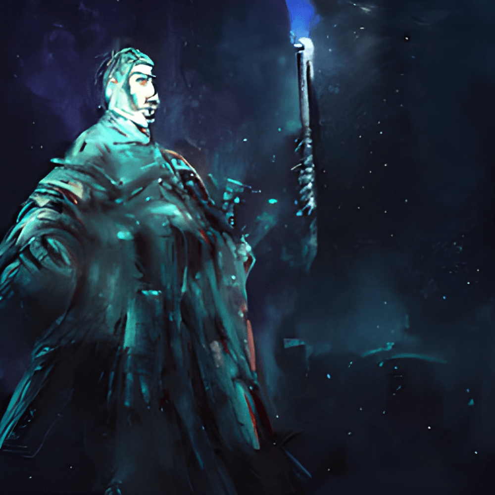 53 Cyberpunk Noir Wizard. - Unearthly Arts | OpenSea