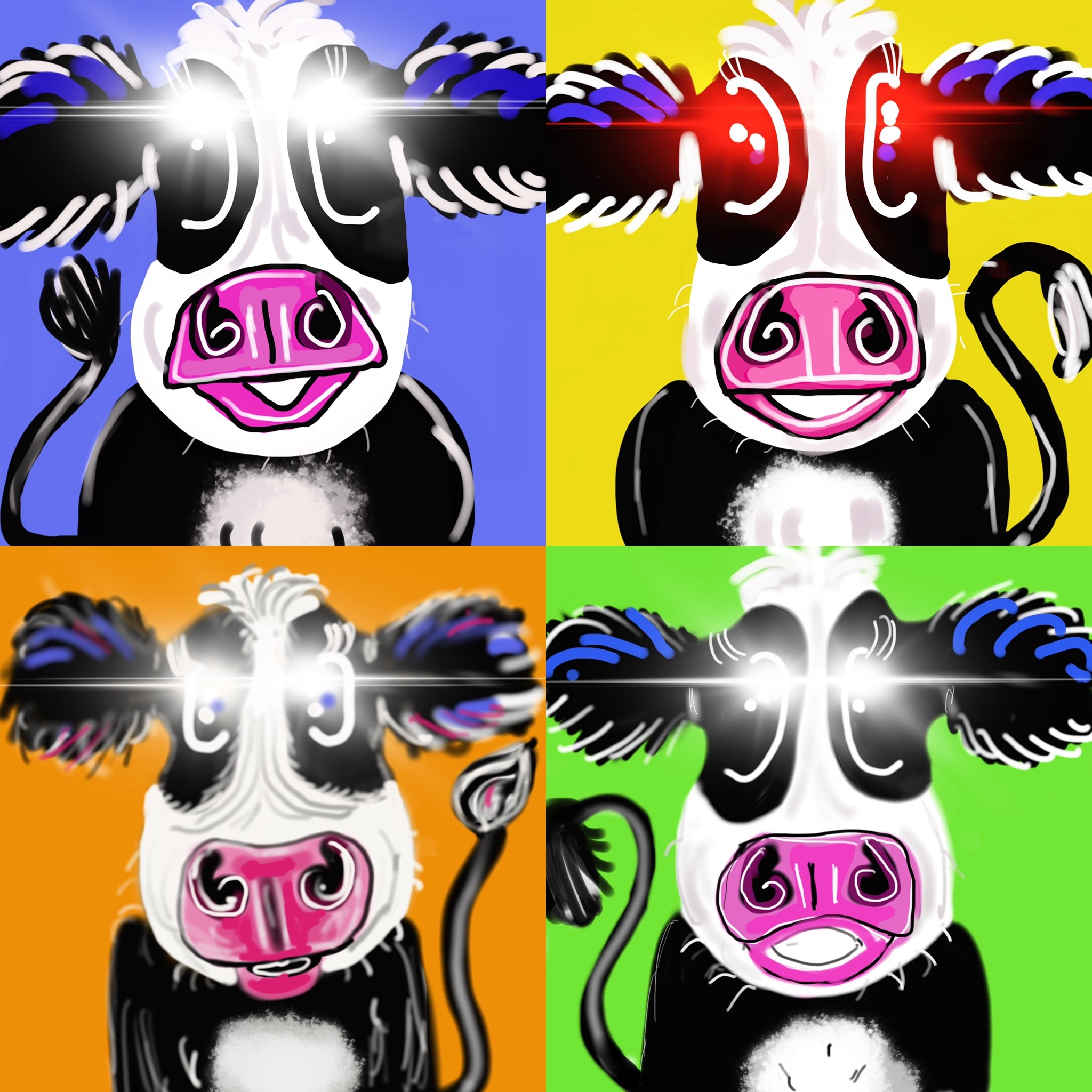 Lazer Cows - Collection | OpenSea