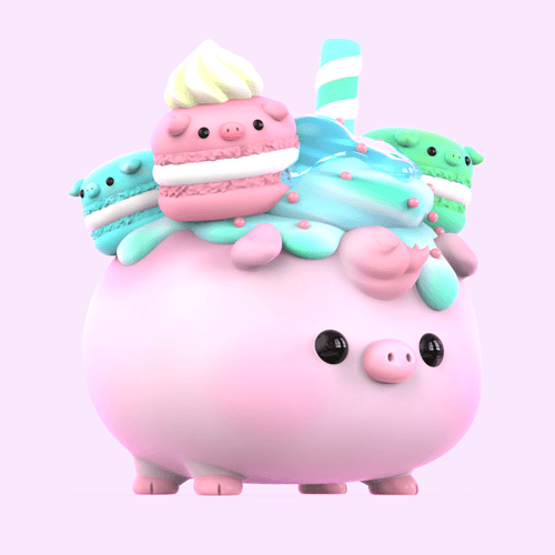 012 Booka : Macarone Cupcake