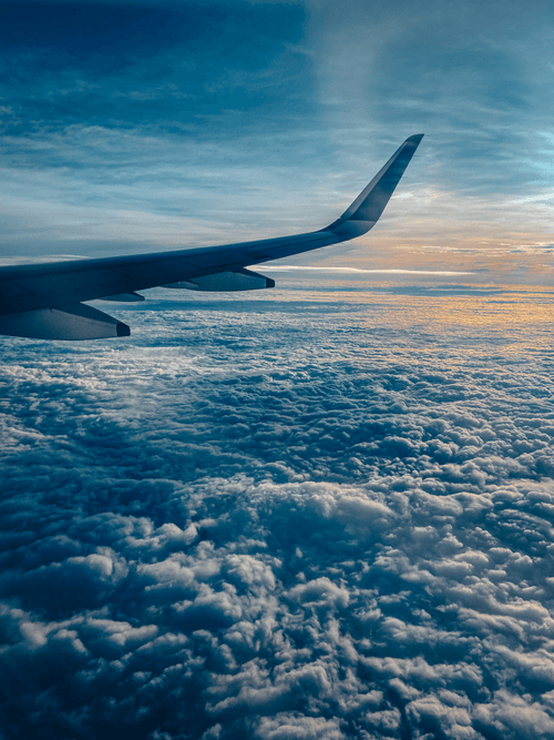 Heaven above clouds
