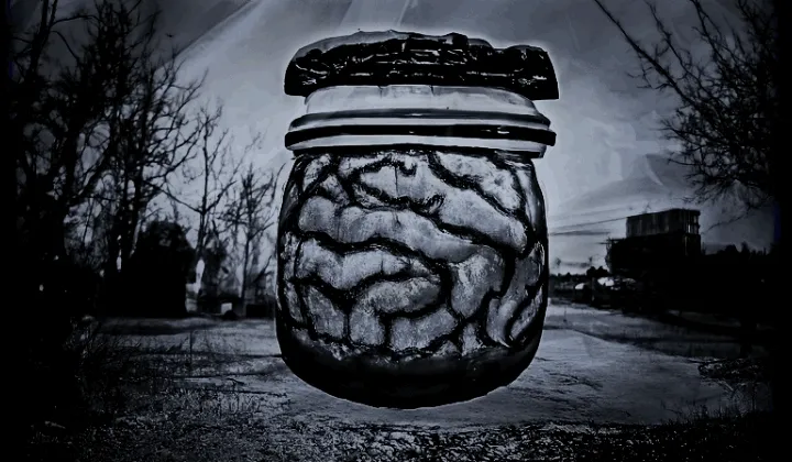 Ominous Brain  in a Jar