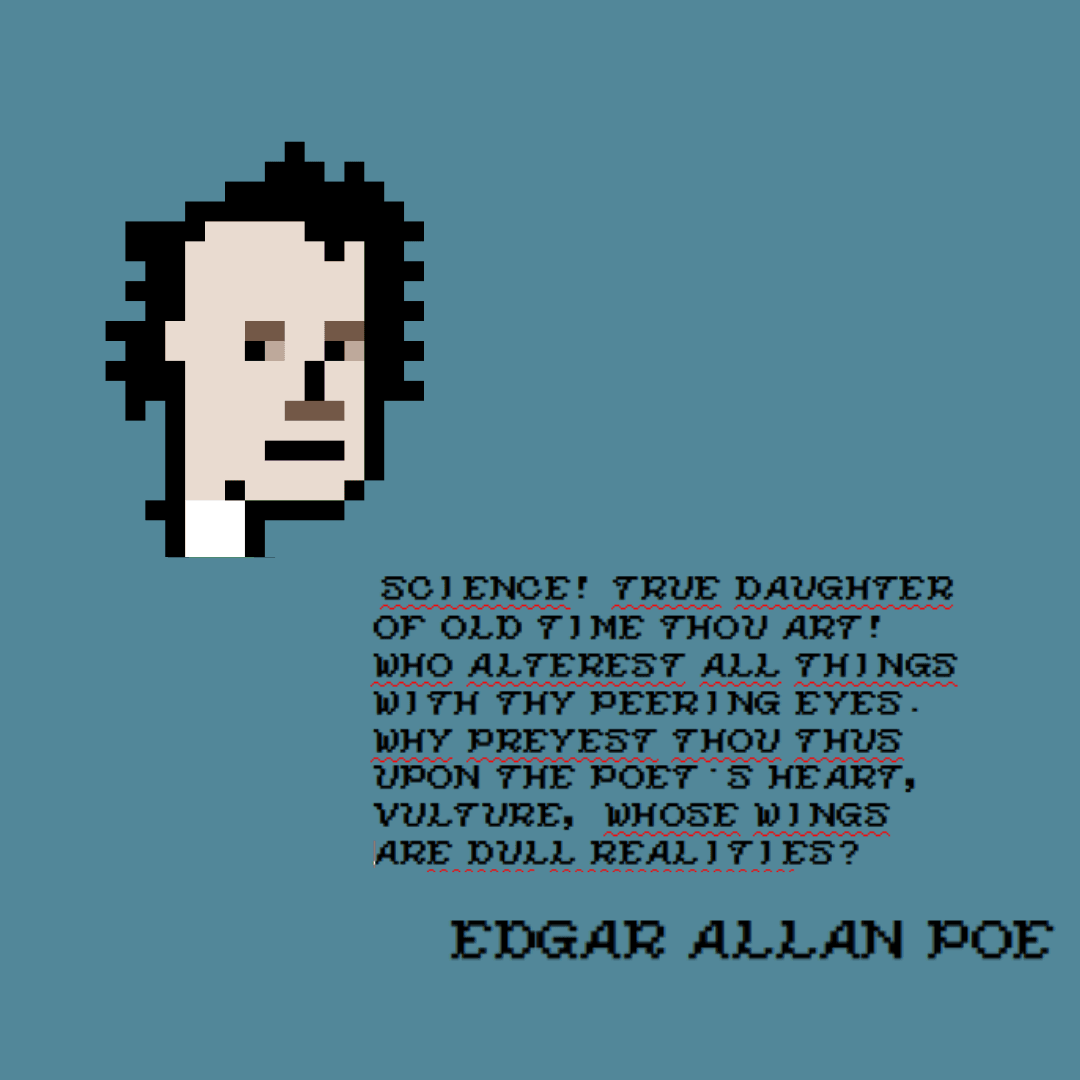 Edgar Allan Poe's Cryptopunk poetry