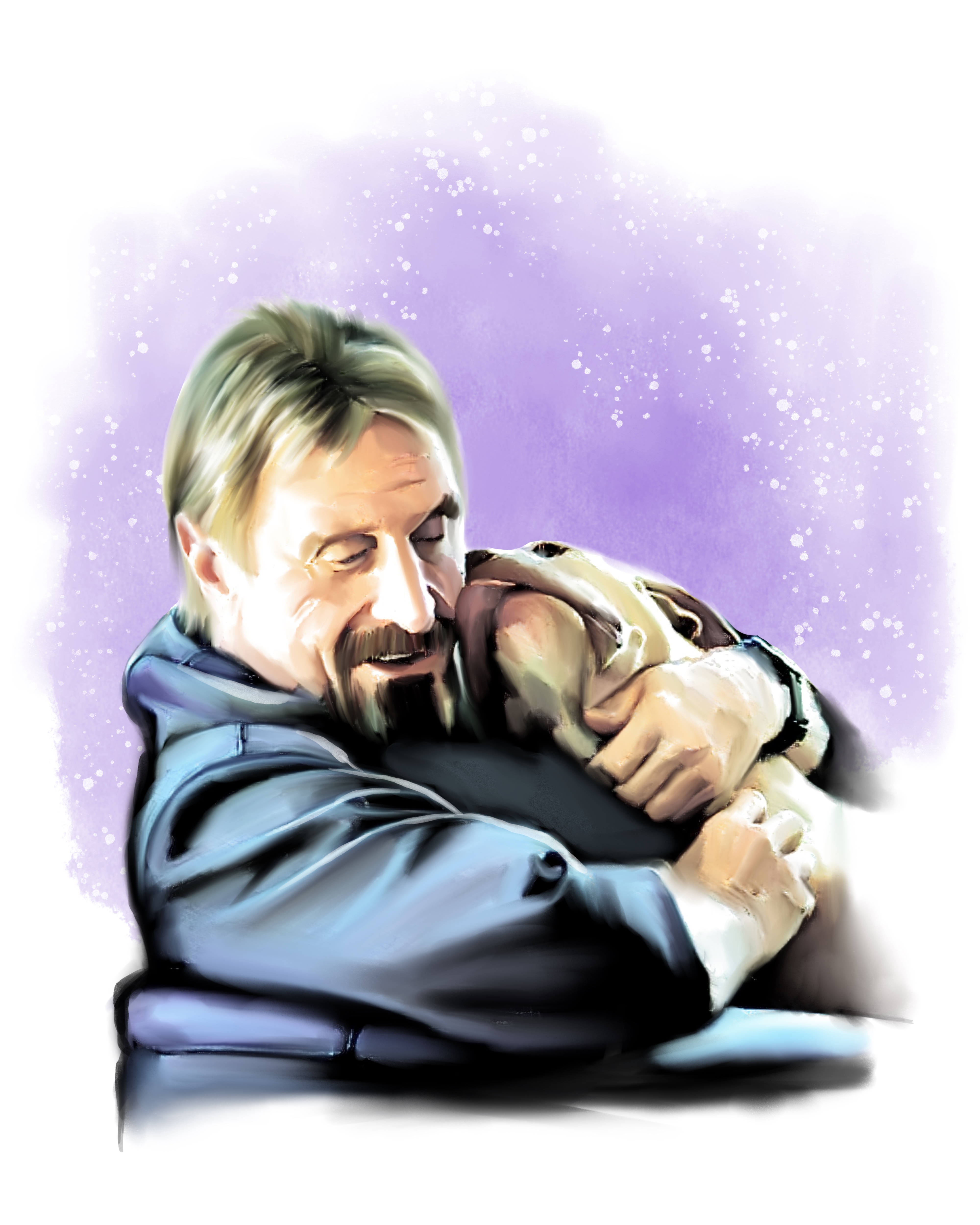 $WHACKD WaterColor #12 - The Mans Best Friend McAfee