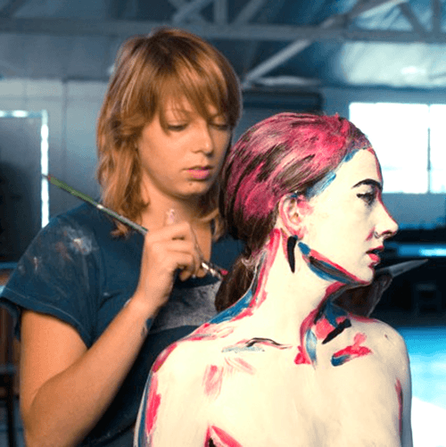 Alexa Meade // Sheila Vand