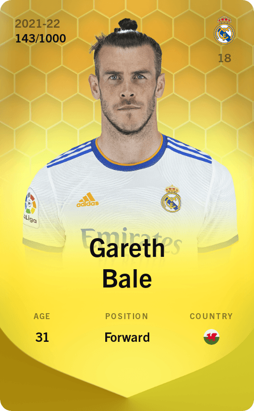 Gareth Bale 2021-22 • Limited 143/1000