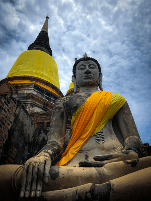 Corners of Asia #05: Wat Yai Chai Mongkhon, Draped Buddha