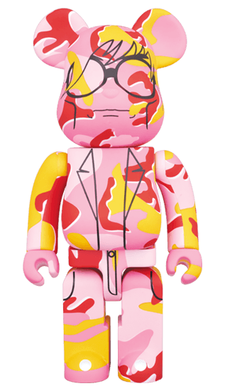 BEARBRICK - ANDY WARHOL (PINK CAMO VER.) 1000% - CryptoBearBrick