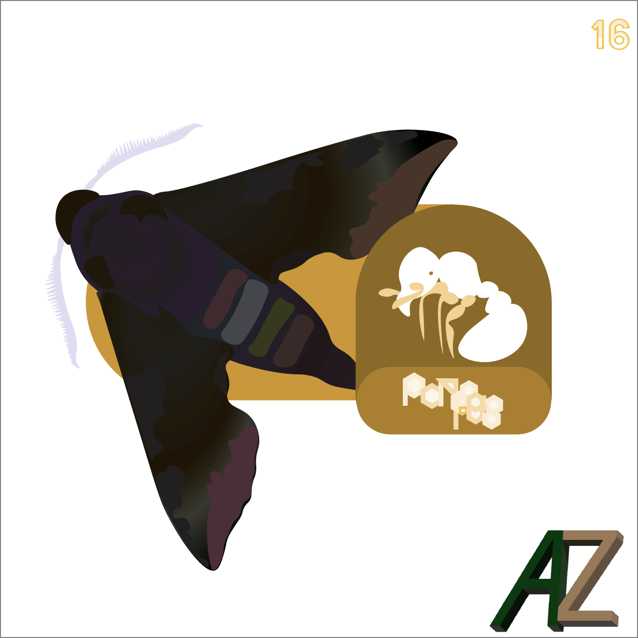 Dark Sphinx Moth
