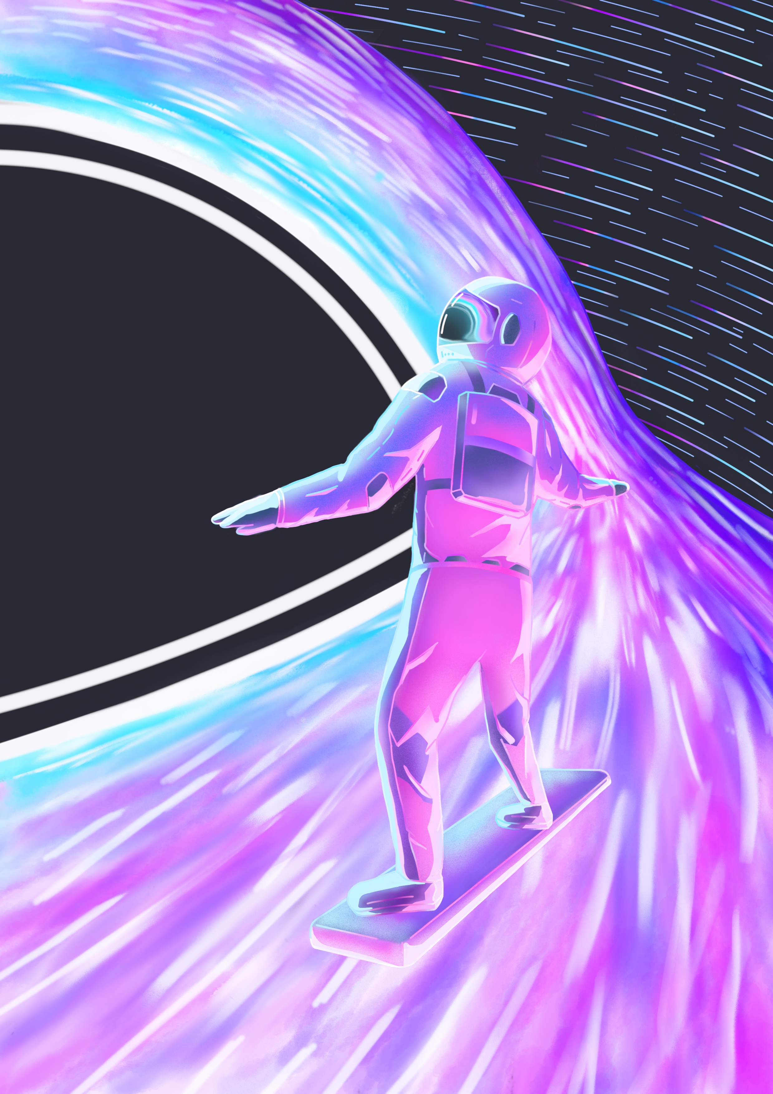 Cosmic Surfer