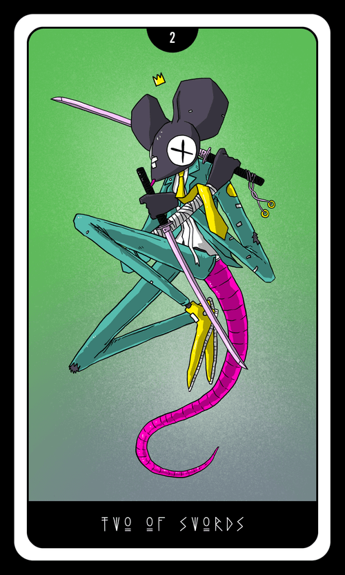 Rosko Sees the Future: Two of Swords - Color Variant 11