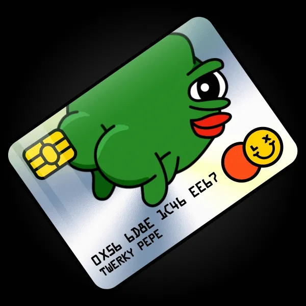 Twerky Pepe #46 - The Lux Twerky Card